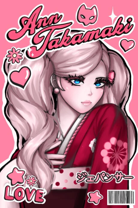 ann takamaki (mini print)